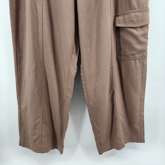 Madewell Softdrape Straight Cargo Pants Light Umber XL NEW - Picture 5 of 12
